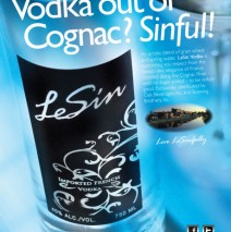 Time Out New York advertisement for Lesin Vodka