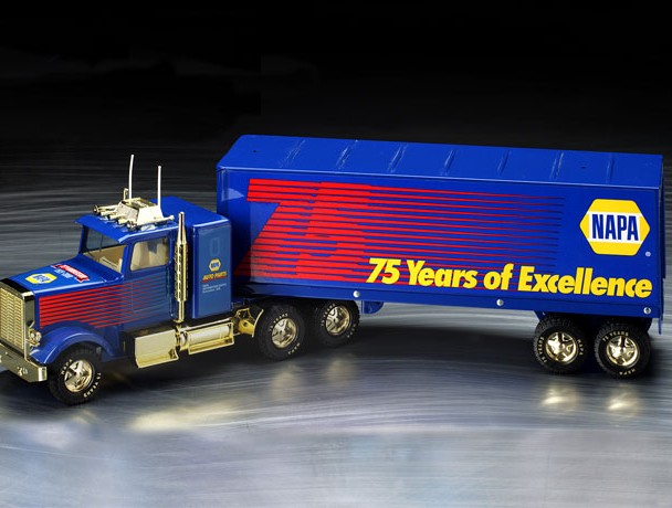 Graphics for a toy truck celebrating National Automotive Parts Association¹s anniversary